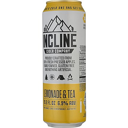 Incline Lemonade Tea Cider In Cans - 19.2 FZ - Image 6
