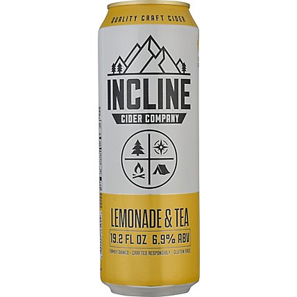 Incline Lemonade Tea Cider In Cans - 19.2 FZ - Image 2