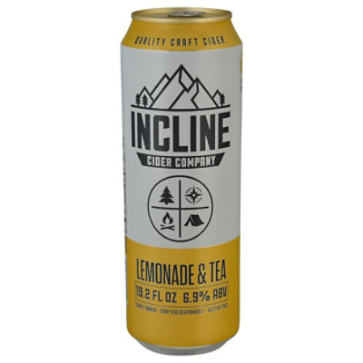Incline Lemonade Tea Cider In Cans - 19.2 FZ