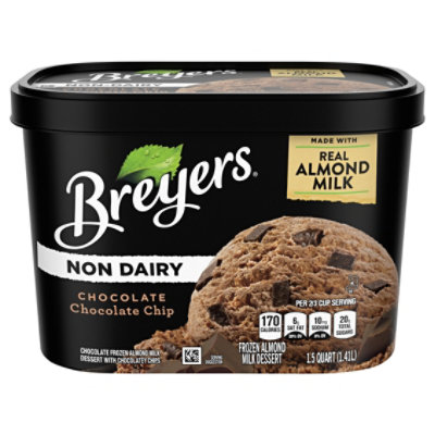 Breyers Chocolate Chocolate Chip Non Dairy Frozen Dessert - 1.5 Quart