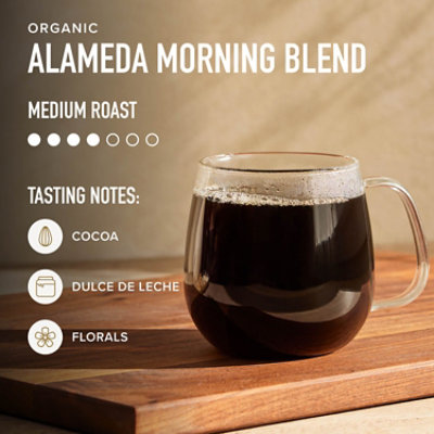 Peet's Coffee Organic Alameda Morning Blend Medium Roast Ground Bag - 10.5 Oz - Image 3