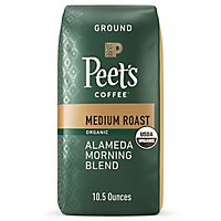 Peet's Coffee Organic Alameda Morning Blend Medium Roast Ground Bag - 10.5 Oz - Image 1