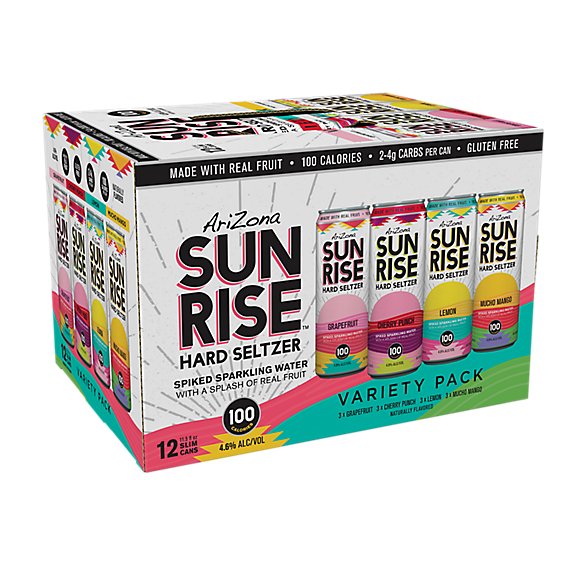 AriZona SunRise Hard Seltzer Variety Pack Cans - 12-11.5 Fl. Oz.