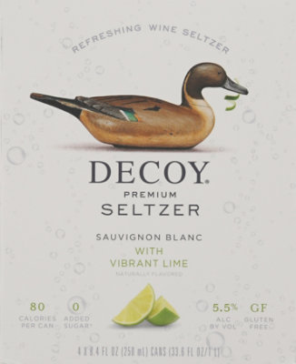 Decoy Seltzer Sauvignon Blanc With Lime In Cans - 4-250 ML - Image 6