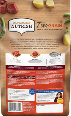 Rachael Ray Nutrish Beef & Bison Zero Grain Dry Dog Food - 3.75 LB - Image 5