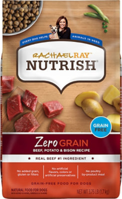 Rachael Ray Nutrish Beef & Bison Zero Grain Dry Dog Food - 3.75 LB - Image 2