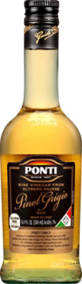 Ponti Vinegar White Wine Pinot Grigio - 16.9 OZ - Image 2