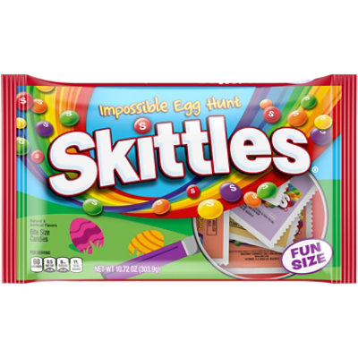 Skittles Candy Original Impossible Egg Hunt Fun Size Easter - 10.72 Oz
