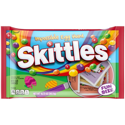 Skittles Candy Original Impossible Egg Hunt Fun Size Easter - 10.72 Oz