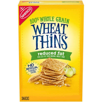 Wheat Thins Reduced Fat Whole Grain Wheat Crackers - 8 Oz - Image 1