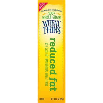 Wheat Thins Reduced Fat Whole Grain Wheat Crackers - 8 Oz - Image 2