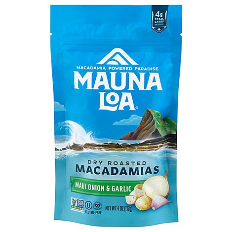 Mauna Loa Maui Onion & Garlic Macadamias - 4 OZ
