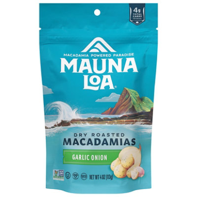 Mauna Loa Garlic Onion Macadamia Nuts Bag - 4 Oz - Image 1