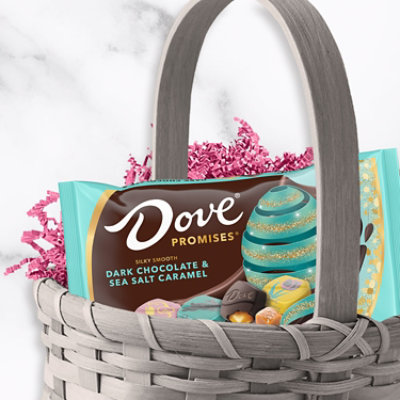 Dove Promises Dark Chocolate & Sea Salt Caramel Easter Candy Individually Wrapped - 7.94 Oz