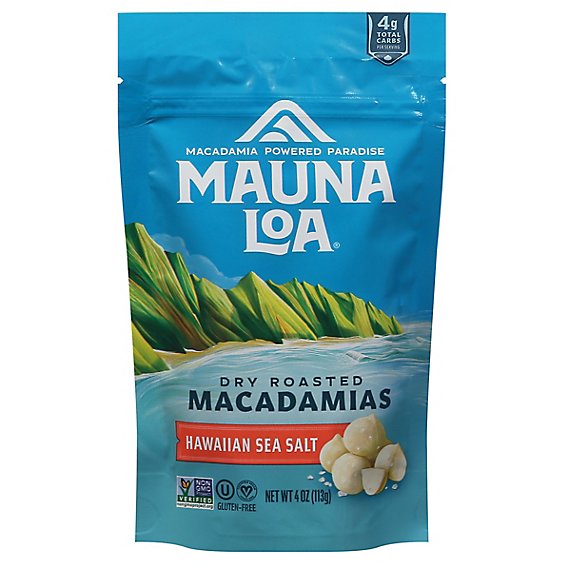 Mauna Loa Hawaiian Sea Salt Macadamias - 4 OZ