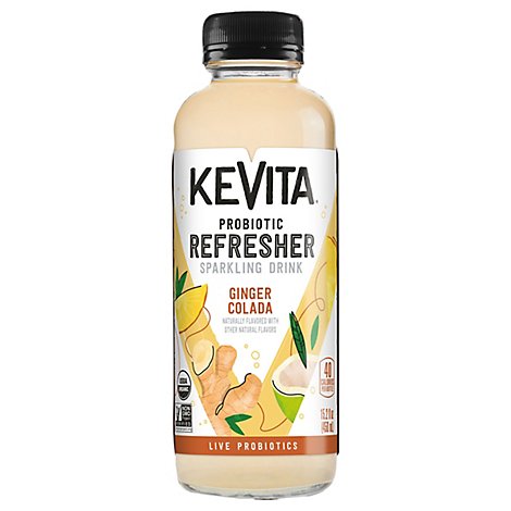 KeVita Ginger Colada Sparkling Probiotic Drink - 15.2 Fl. Oz.