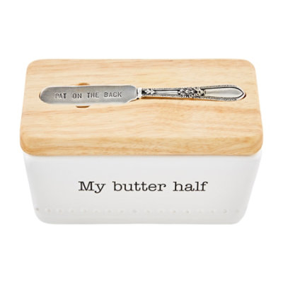 Mud Pie Butter Dish Set - EA