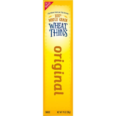 Wheat Thins Original Whole Grain Wheat Crackers Family Size - 14 Oz - Image 2