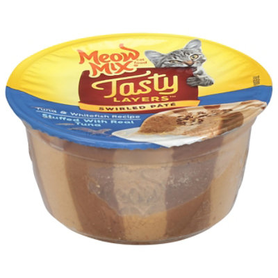 Meow Mix Tasty Layers Tuna & Whitefish - 2.75 OZ