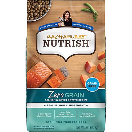 Rachael Ray Nutrish Salmon & Sweet Potato Zero Grain Dog Food - 3.75 LB - Image 2
