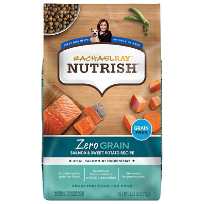 Rachael Ray Nutrish Salmon & Sweet Potato Zero Grain Dog Food 3.75 LB