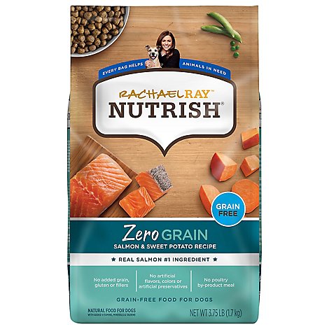 Rachael Ray Nutrish Salmon & Sweet Potato Zero Grain Dog Food - 3.75 LB