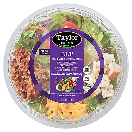 Taylor Farms BLT Chicken and Bacon Salad Bowl - 6.5 Oz - Image 1