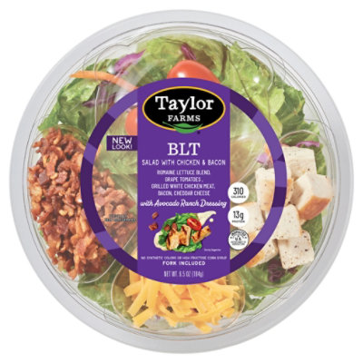 Taylor Farms BLT Chicken and Bacon Salad Bowl - 6.5 Oz - Image 1