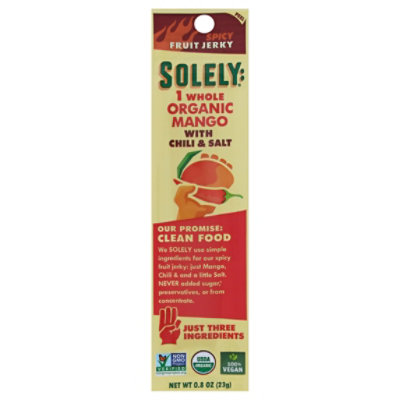 Solely Jerky Fruit Mango Chili & Salt - 0.8 OZ - Image 3