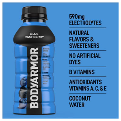 BODYARMOR Blue Raspberry Sports Drink - 8-12 Fl. Oz. - Image 4