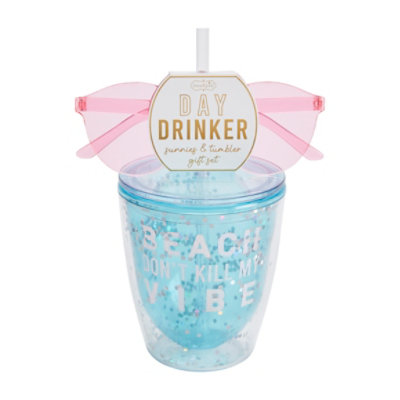 Mud Pie Tumbler Sunglasses Gift Set Bl - EA - Image 1