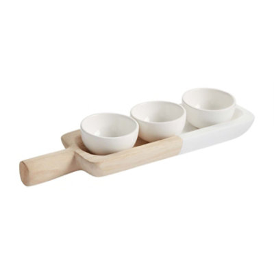 Mud Pie Paulownia Tray Dip Set - EA - Image 1