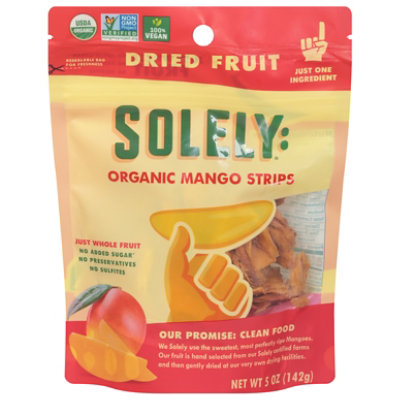 Solely Fruit Dried Mango Organic - 5 OZ