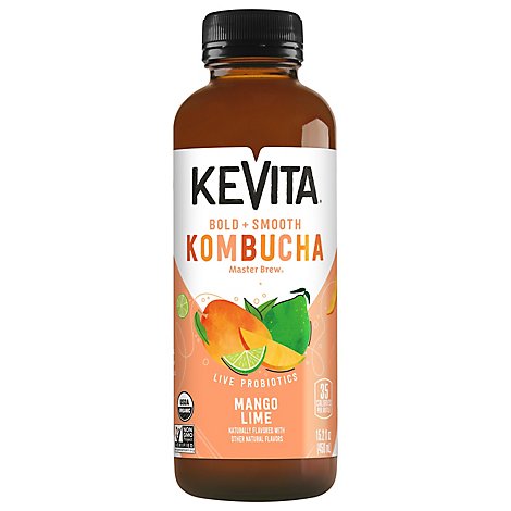 KeVita Master Brew Mango Lime Kombucha - 15.2 Fl. Oz.