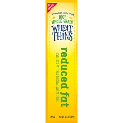 Wheat Thins Reduced Fat Whole Grain Wheat Crackers Family Size - 12.5 Oz - Image 2