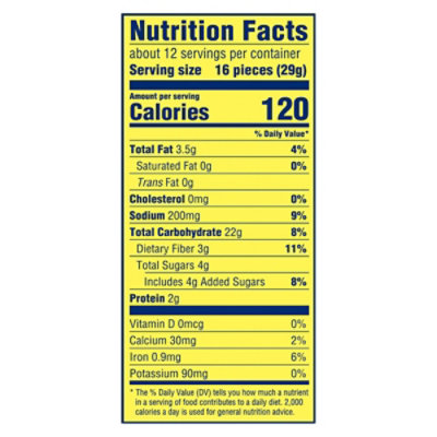 Wheat Thins Reduced Fat Whole Grain Wheat Crackers Family Size - 12.5 Oz - Image 4