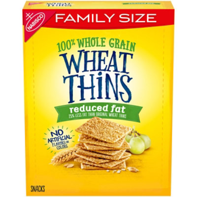 Nbc Wheat Thins Cracker Reduced Fat - 12.5 OZ