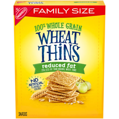 Nbc Wheat Thins Cracker Reduced Fat - 12.5 OZ