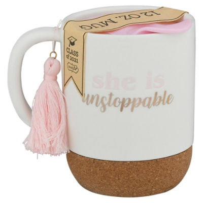 Mud Pie Unstoppable Grad Travel Mug - EA