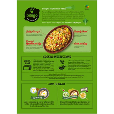 Bibigo Entree Kimchi Vegetable Fried Rice - 22 OZ - Image 6