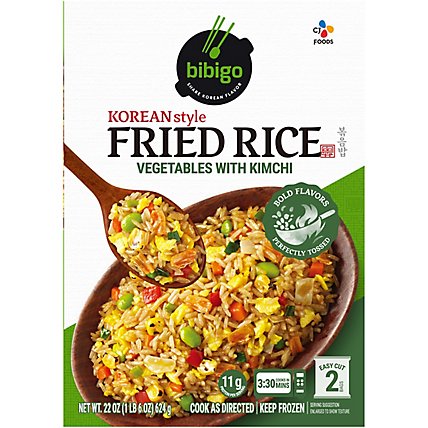 Bibigo Entree Kimchi Vegetable Fried Rice - 22 OZ