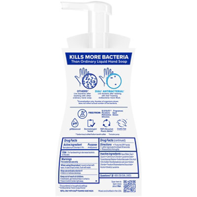 Dial Clean & Gentle Fragrance-Free Antibacterial Foaming Hand Wash - 7.5 Fl. Oz. - Image 4