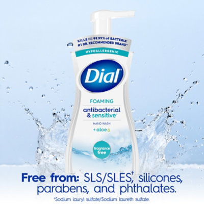 Dial Clean & Gentle Fragrance-Free Antibacterial Foaming Hand Wash - 7.5 Fl. Oz. - Image 5