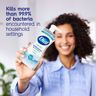 Dial Clean & Gentle Fragrance-Free Antibacterial Foaming Hand Wash - 7.5 Fl. Oz. - Image 3
