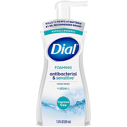 Dial Clean & Gentle Fragrance-Free Antibacterial Foaming Hand Wash   Fl. Oz. - Safeway