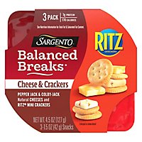Sargento Balanced Breaks Cheese & Crackers Pepper Jack & Colby Jack And Ritz Crackers - 3-1.5 Oz - Image 3