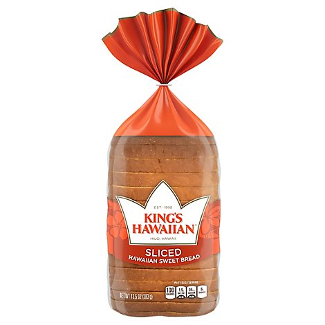 King's Hawaiian Original Hawaiian Sweet Sliced Bread - 13.5 Oz