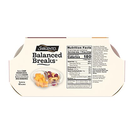 Sargento Balanced Break Cheese & Crackers Sharp Cheddar Cheese - 9 Oz - Image 5