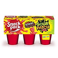 Snack Pack Sour Patch Kids Juicy Gels Redberry - 6-3.25 OZ - Image 2