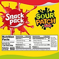 Snack Pack Sour Patch Kids Juicy Gels Redberry - 6-3.25 OZ - Image 4